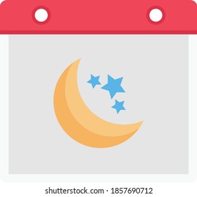 ramdan vector flat colour icon