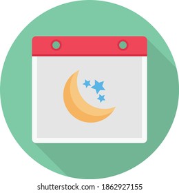 ramdan vector flat colour icon