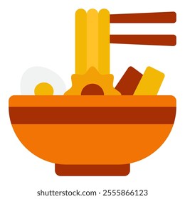 Ramen Asian Food icon illustration