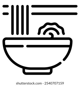 Ramen Bowl icon for web, app, infographic, etc