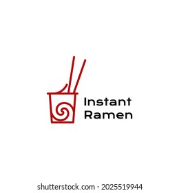 Ramen cup icon, Japanese food Ramen, Vector Logo Template, Japanese restaurant, Ramen restaurant, food icon, vector design illustration