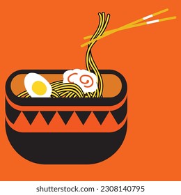 Ilustración plana vectorial de plato Ramal