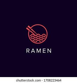 Ramen Icon Logo Illustration Design