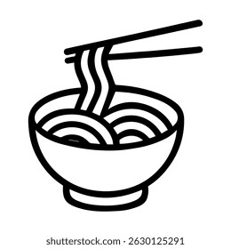 ramen icon on white background vector
Vector Japanese food icon