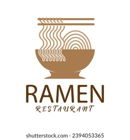 Ramen illustration logo icon restaurant