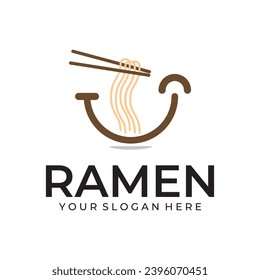 Ramen illustration logo icon restaurant