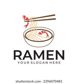 Ramen illustration logo icon restaurant