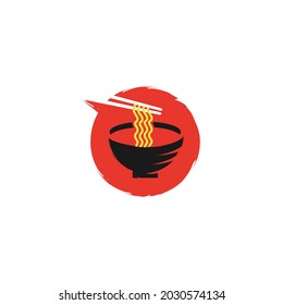 Ramen logo design, asian restaurant logo concept