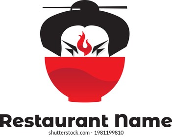 Ramen logo in vector style