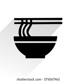Ramen noodle icon Vector EPS10, Great for any use.