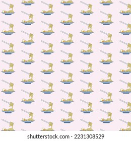 ramen noodle pattern, can be used for background