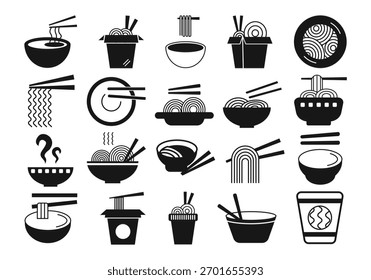 Ramen-Nudelsuppe Symbol-Element