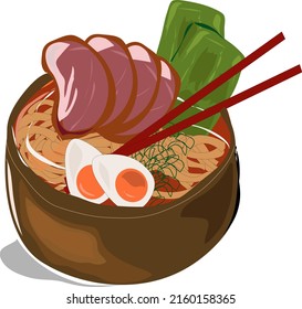 ramen noodle soup tonkotsu instant noodle 