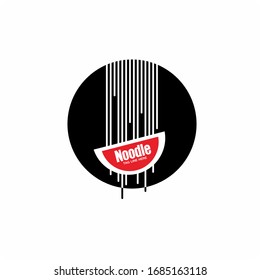 Ramen noodles logo for restaurant store  - Vector