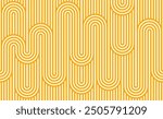 Ramen noodles pasta seamless pattern background with wavy lines, vector tile. Abstract pattern of Asian noodles in curly wave lines or round zig zag twirls, Chinese instant noodles seamless background