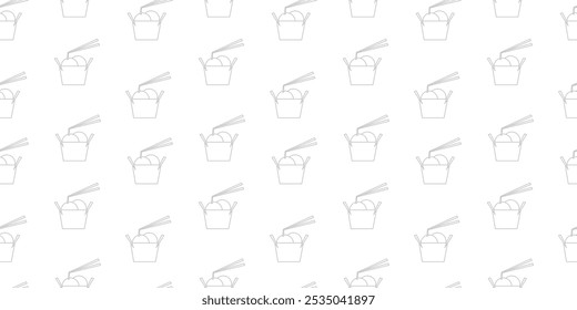 Ramen Seamless Pattern background. Ramen Japanese pattern background. noodle pattern background for packaging.