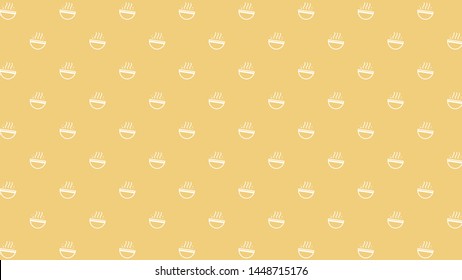 Ramen symbol pattern wallpaper. free space for text. copy space. Ramen vector.