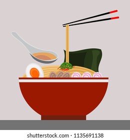 Ramen vector illustration