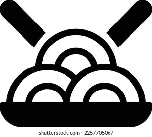 ramen Vector illustration on a transparent background. Premium quality symmbols. Glyphs vector icons for concept and graphic design.