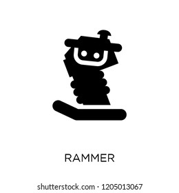 Rammer icon. Rammer symbol design from Construction collection. Simple element vector illustration on white background.