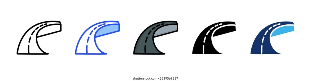 Ramp Icon Collection With Multiple Styles