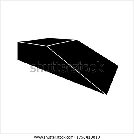 Ramp Icon, Inclined Plane Icon Vector Art Illustration