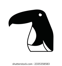 Ramphastidae Vector icon which can easily modify or edit

