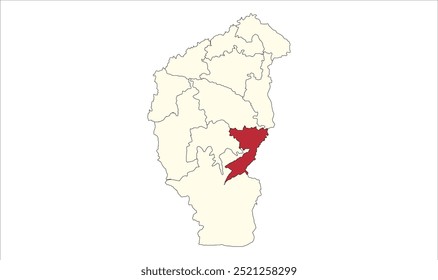 Mapa de Rampur Kaimur, Distrito de Kaimur, Estado de Bihar, República da Índia, Governo de Bihar, Território indiano, Índia Oriental, política, aldeia, turismo