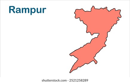 Rampur subdivision map, Kaimur District, Bihar State, Republic of India, Government of Bihar, Indian territory, Eastern India, politics, village, tourism