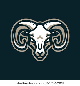 Rams Goat Animal Mascot Logo