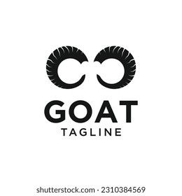 Rams goat horn sport logo icon designs vector illustration