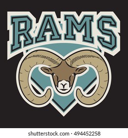 Rams logo for a sport team