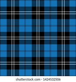 Ramsay Blue Ancient Tartan. Seamless pattern for fabric, kilts, skirts, plaids