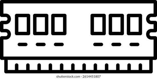 Ramvector illustration line icon icons design