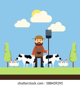 Ranch illustration