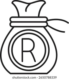 Design de ícone de estilo preenchido por faixa