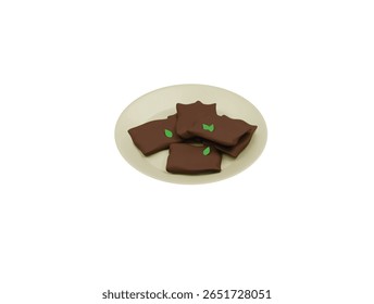 randang icon 3d illustration render