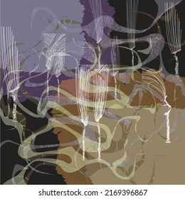 Random Abstract background illustration design.
