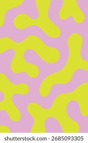 Fondo líquido rosa y verde plano abstracto al azar