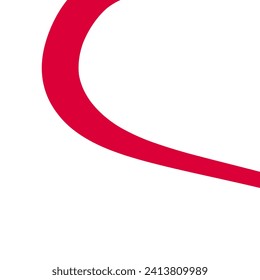 Random abstract liquid organic red irregular blotch shapes flat style design fluid vector illustration set banner simple shape template for presentation design, flyer, isolated on white background.