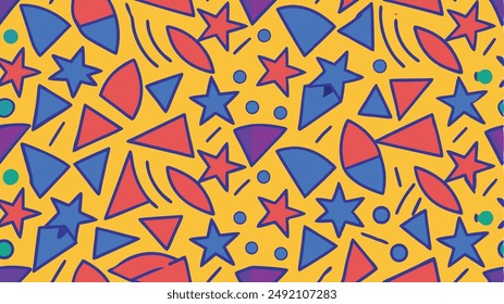 forma orgánica Abstractas aleatoria sin patrón. Colección plana de fondo de dibujos animados, Fondo de pantalla de Formas aleatorias simples. Textura de impresión de estilo de arte contemporáneo.