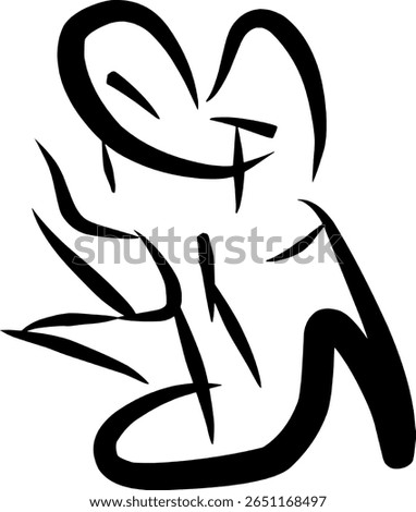 Random abstract scribbles with chaotic lines and spontaneous strokes perfect for creative backgrounds or artistic expression
