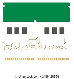 Random Access Memory Computer Components Ram Stock Vector Royalty Free Random Access Memory Computer Components Ram Stock Vector Royalty Free