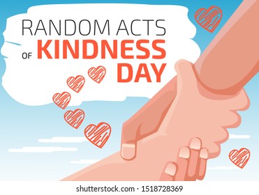 Random Acts Kindness Day Vector Art