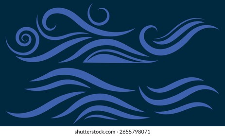 Ondas rizadas al azar, agresivas y sin costuras.