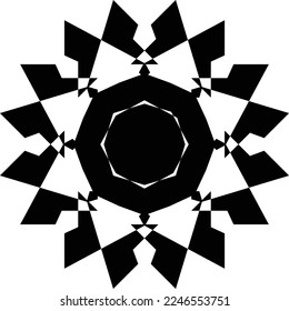 random alphabet symmetrical logo design