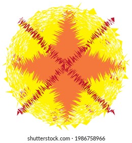 Random amorph, amorphous colorful shape, element vector