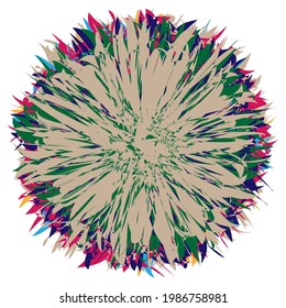Random amorph, amorphous colorful shape, element vector
