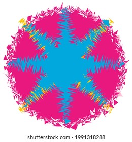Random amorph, amorphous colorful shape, element vector