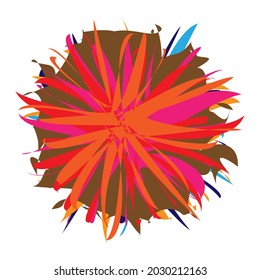 Random amorph, amorphous colorful shape, element vector